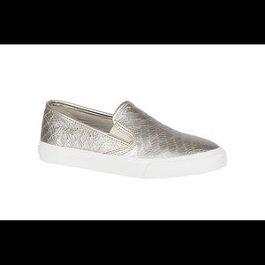 Sperry Seaside Woven Sneaker Platinum EEUC 7